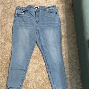Women's Blue Jeans by wax Jean size 24 straight length 28 inches